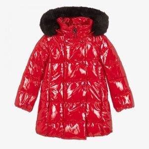 MAYORALGIRLS RED PUFFER COAT